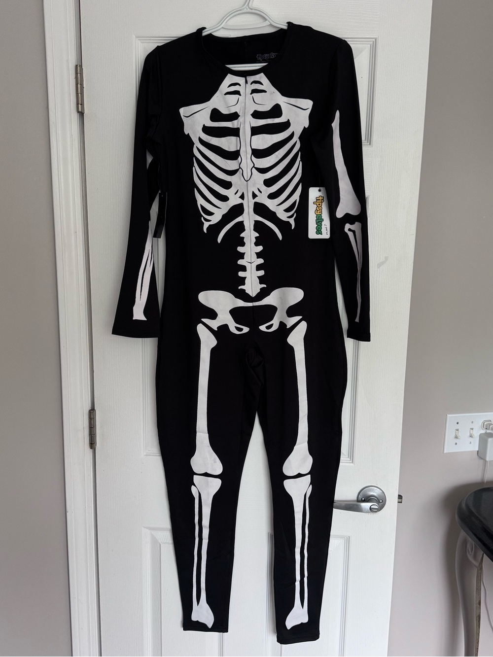 Tipsy Elves Skeleton Bodysuit Costume Women’s XL NWT Halloween